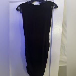 Soft black bodycon dress